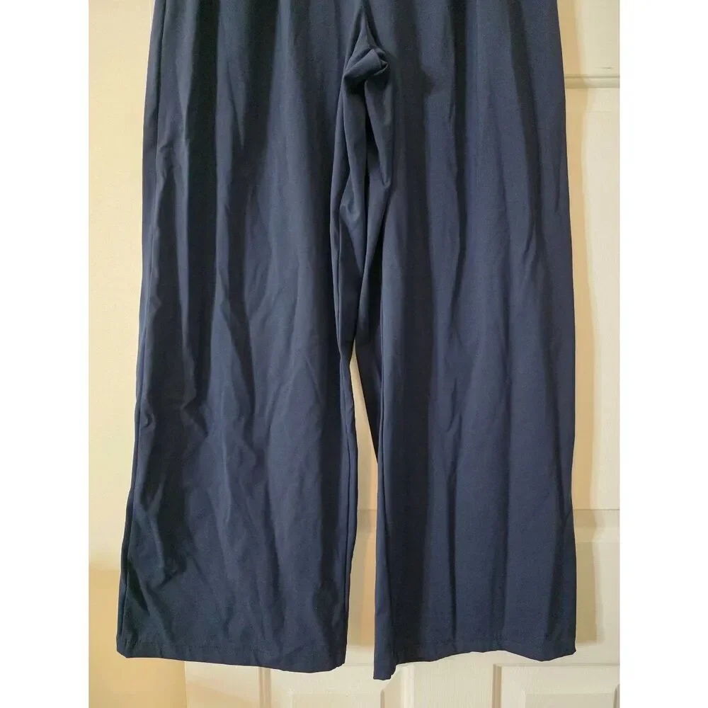 Lululemon Women's Navy Wide-Leg Pants L - Picture 3 of 8